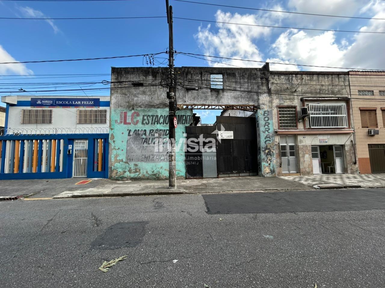 C&oacute;digo: 40977 R$ 10.000,00 Terreno para alugar no bairro VILA NOVA 600 m&sup2; 0 quartos 0 vagas - Santos