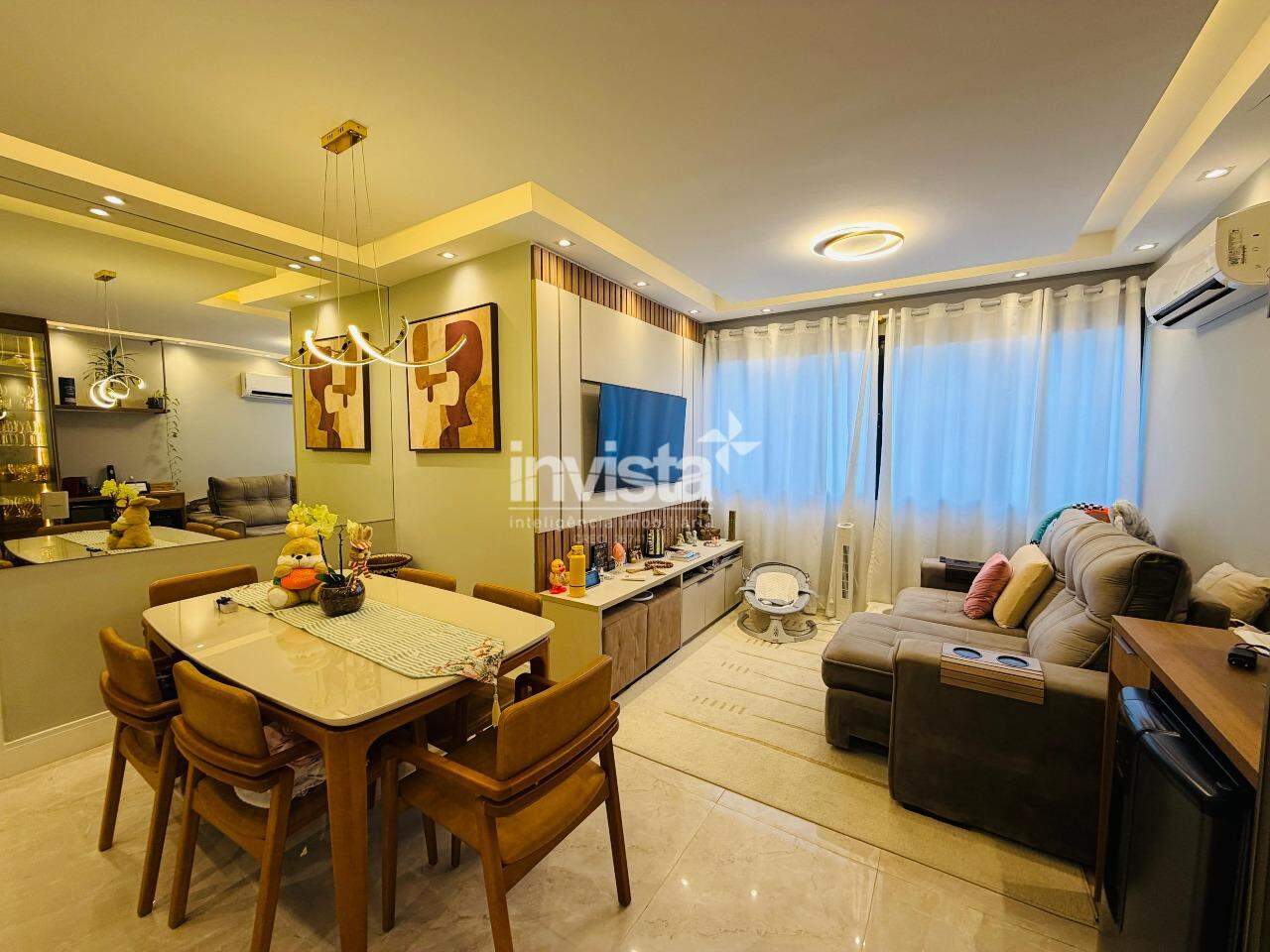 C&oacute;digo: 40980 R$ 690.000,00 Apartamento &agrave; venda no bairro Campo Grande 78 m&sup2; 2 quartos 2 vagas - Santos