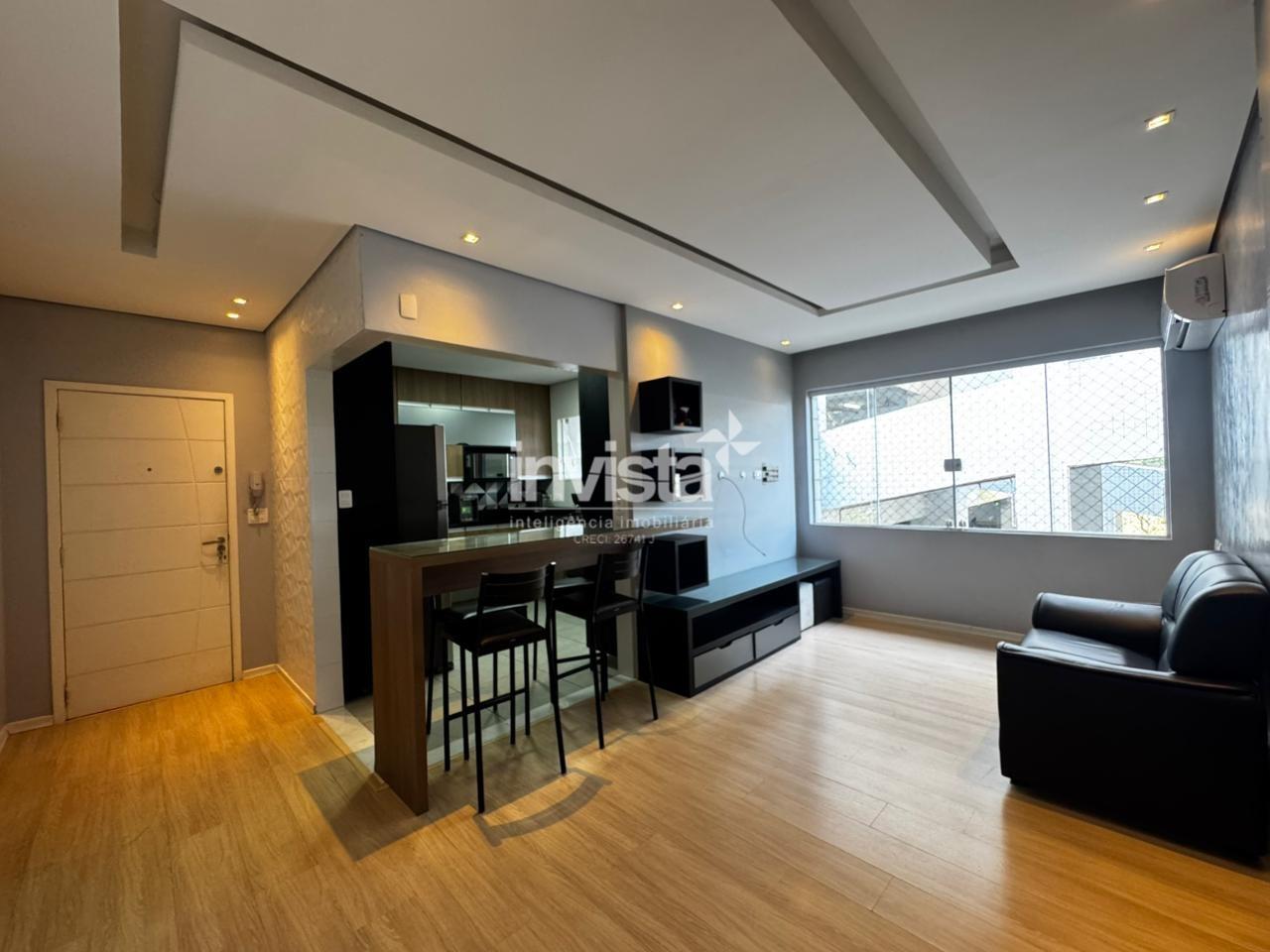 C&oacute;digo: 40994 R$ 3.800,00 Apartamento para alugar no bairro Encruzilhada 90 m&sup2; 2 quartos 1 vaga - Santos