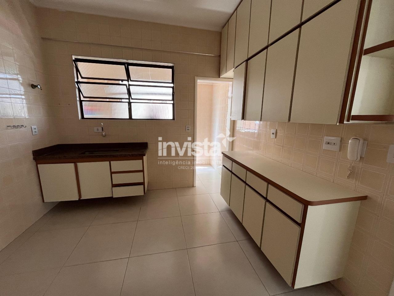 C&oacute;digo: 41004 R$ 4.000,00 Apartamento para alugar no bairro Boqueir&atilde;o 55 m&sup2; 1 quarto 1 vaga - Santos