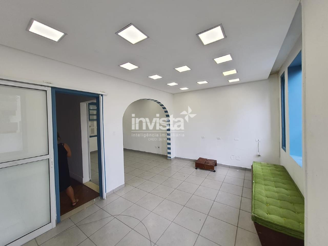 C&oacute;digo: 41017 R$ 3.200,00 Sala Comercial para alugar no bairro Gonzaga 70 m&sup2; 0 quartos 0 vagas - Santos