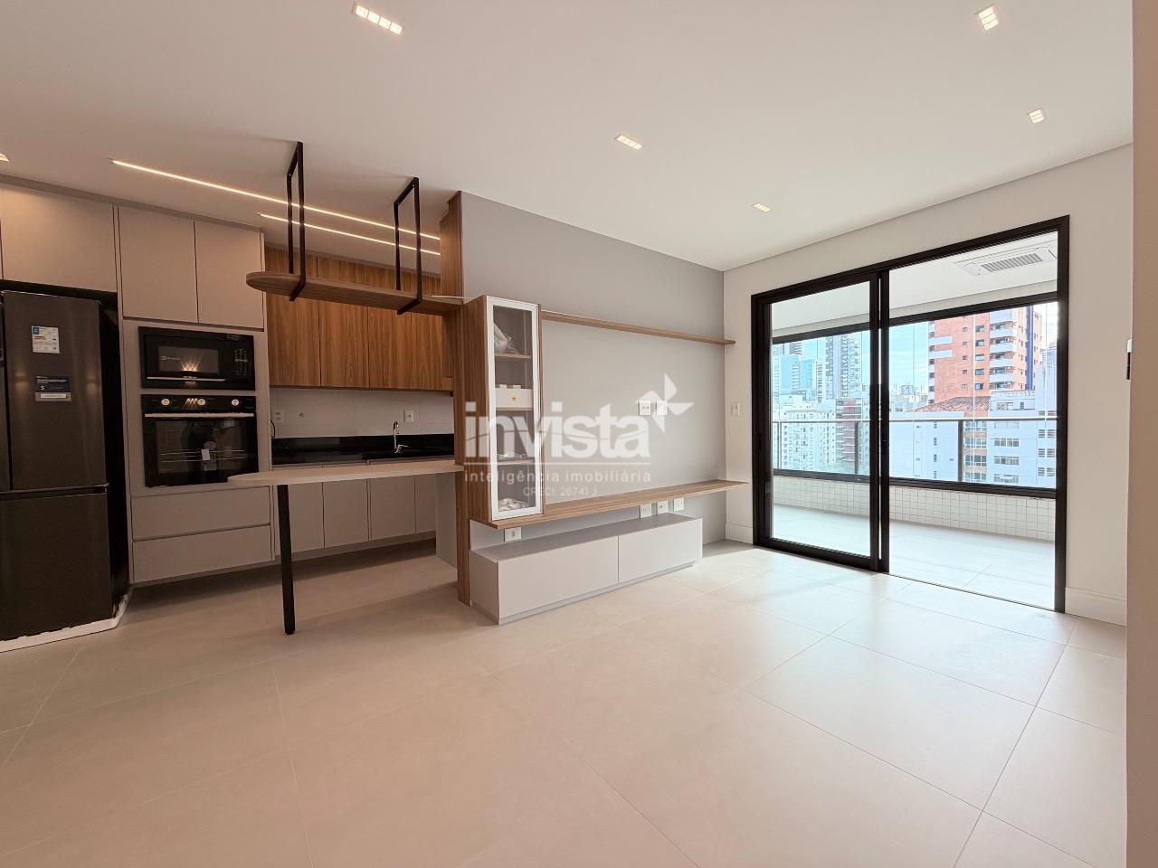 C&oacute;digo: 41018 R$ 1.600.000,00 Apartamento &agrave; venda no bairro Gonzaga 78 m&sup2; 2 quartos 1 vaga - Santos