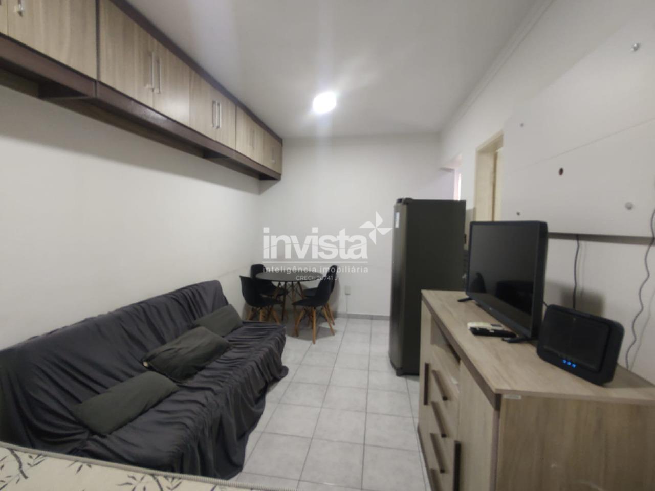 C&oacute;digo: 41025 R$ 2.900,00 Kitnet para alugar no bairro Ponta da Praia 30 m&sup2; 1 quarto 1 vaga - Santos
