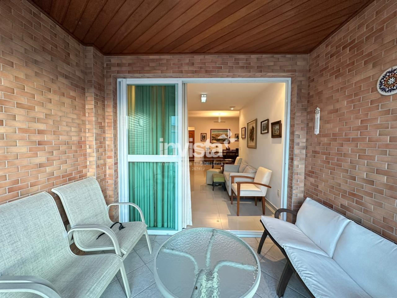 C&oacute;digo: 41037 R$ 2.500.000,00 Apartamento &agrave; venda no bairro Embar&eacute; 140 m&sup2; 3 quartos 2 vagas - Santos