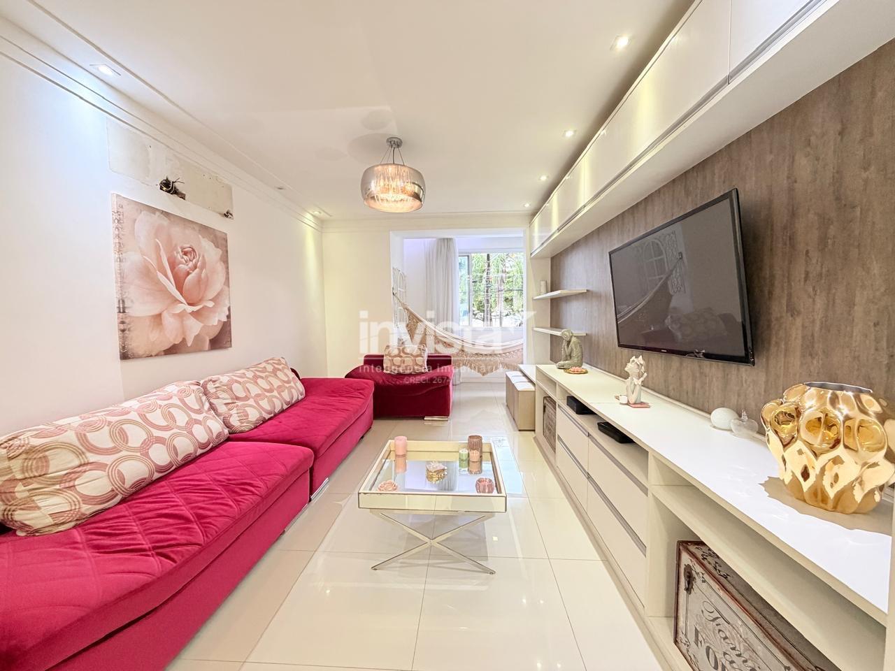 C&oacute;digo: 41041 R$ 1.099.000,00 Apartamento &agrave; venda no bairro Boqueir&atilde;o 140 m&sup2; 3 quartos 2 vagas - Santos