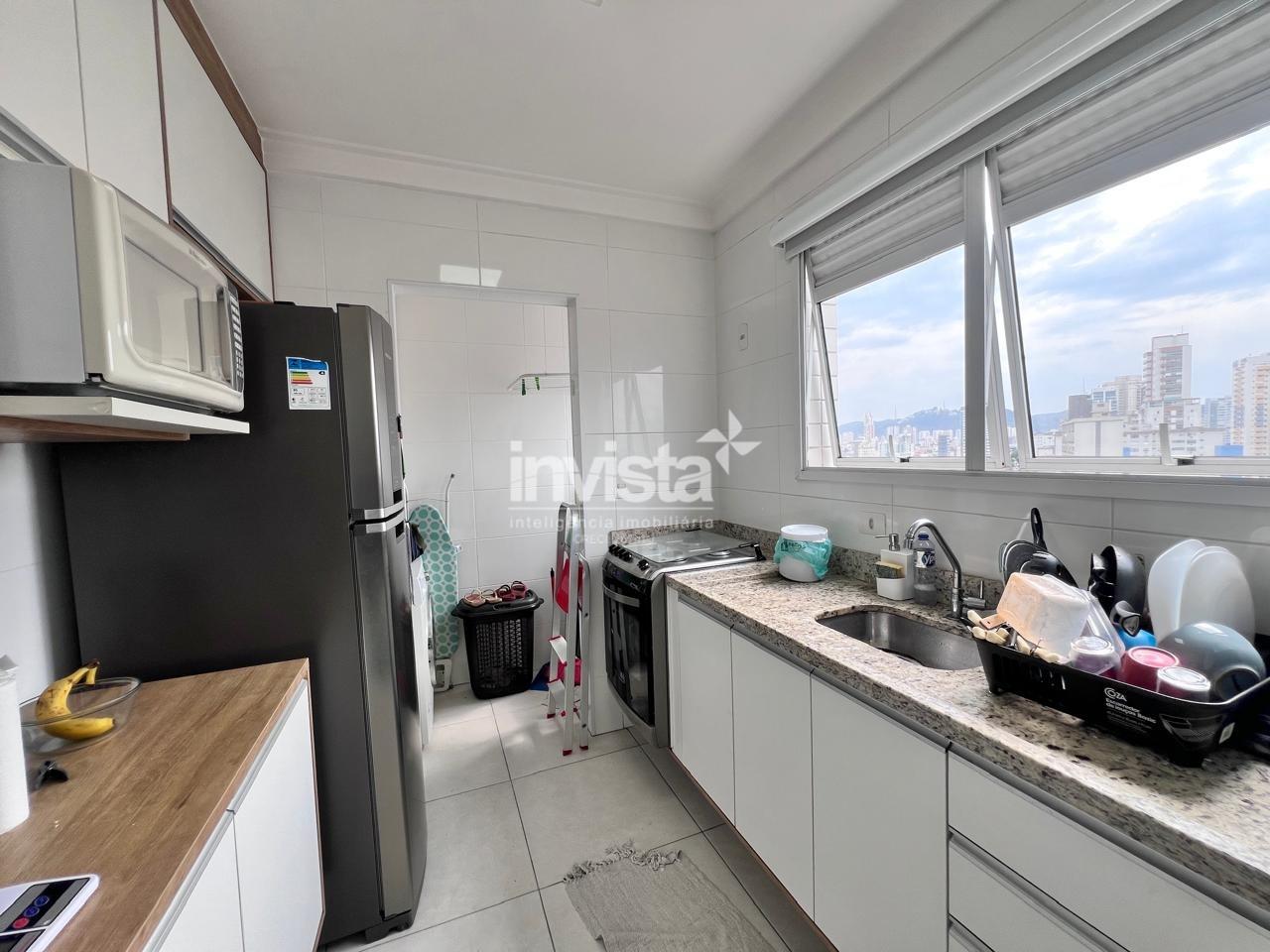 Apartamento para aluguel no bairro Boqueir&atilde;o - Santos