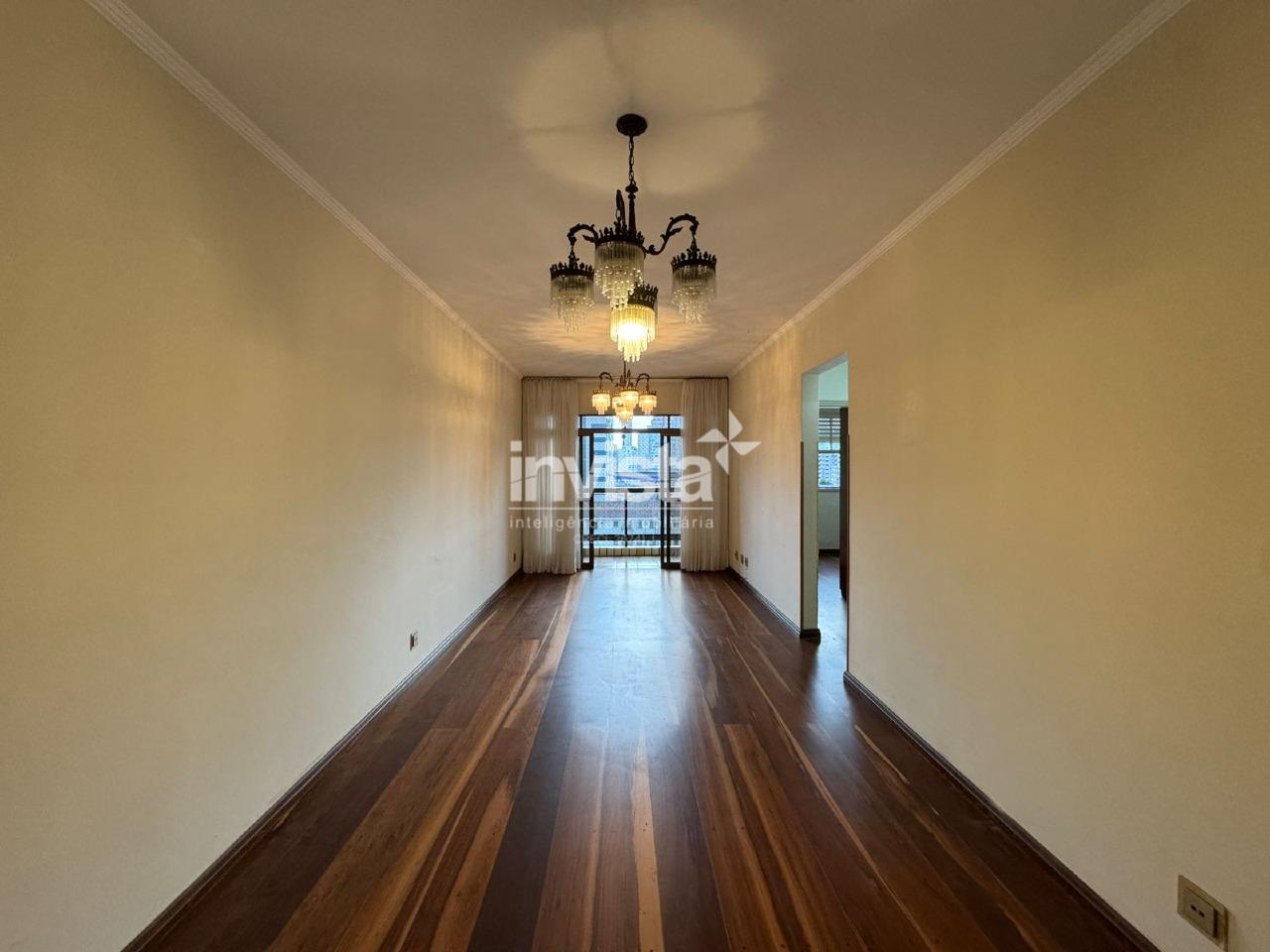 C&oacute;digo: 41064 R$ 6.500,00 Apartamento para alugar no bairro Boqueir&atilde;o 140 m&sup2; 3 quartos 1 vaga - Santos