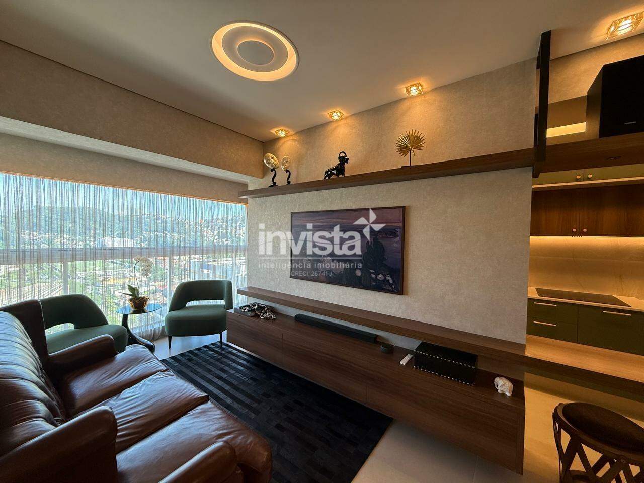 C&oacute;digo: 41067 R$ 650.000,00 Apartamento &agrave; venda no bairro Vila Mathias 65 m&sup2; 1 quarto 1 vaga - Santos