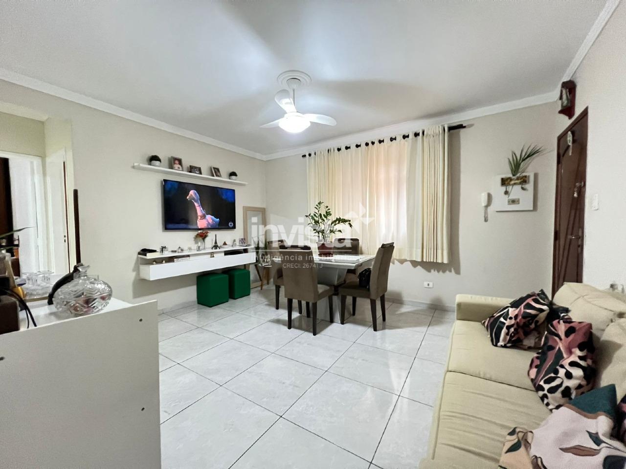 C&oacute;digo: 41071 R$ 420.000,00 Apartamento &agrave; venda no bairro Campo Grande 70 m&sup2; 2 quartos 1 vaga - Santos