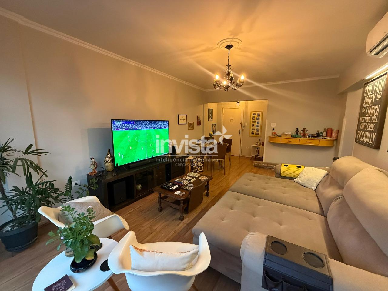 C&oacute;digo: 41081 R$ 690.000,00 Apartamento &agrave; venda no bairro Embar&eacute; 118 m&sup2; 3 quartos 1 vaga - Santos