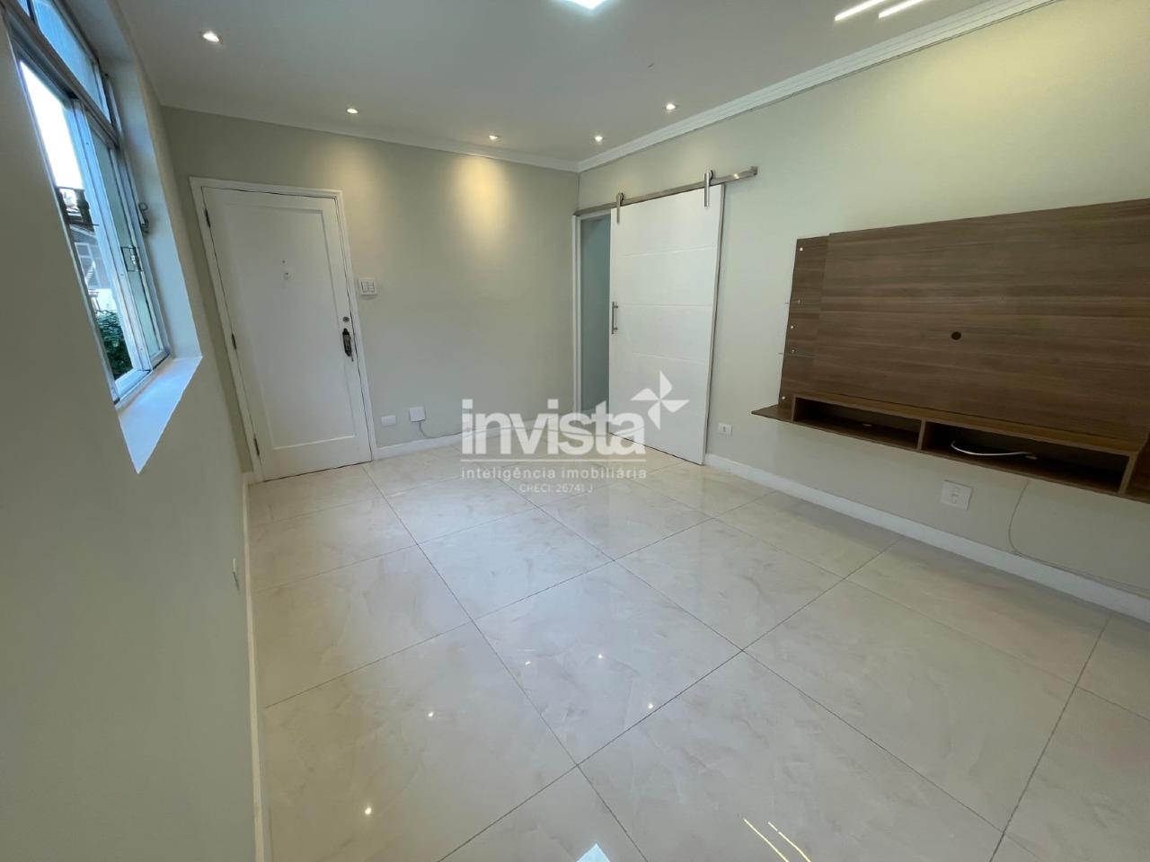 C&oacute;digo: 41094 R$ 3.000,00 Apartamento para alugar no bairro Boqueir&atilde;o 60 m&sup2; 1 quarto 1 vaga - Santos