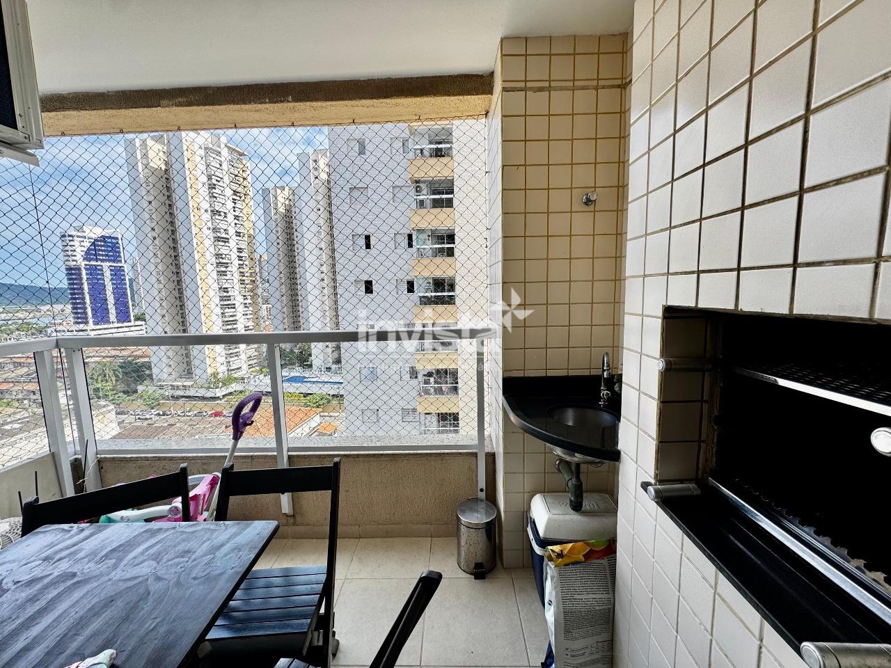 C&oacute;digo: 41113 R$ 730.000,00 Apartamento &agrave; venda no bairro Ponta da Praia 77 m&sup2; 3 quartos 2 vagas - Santos