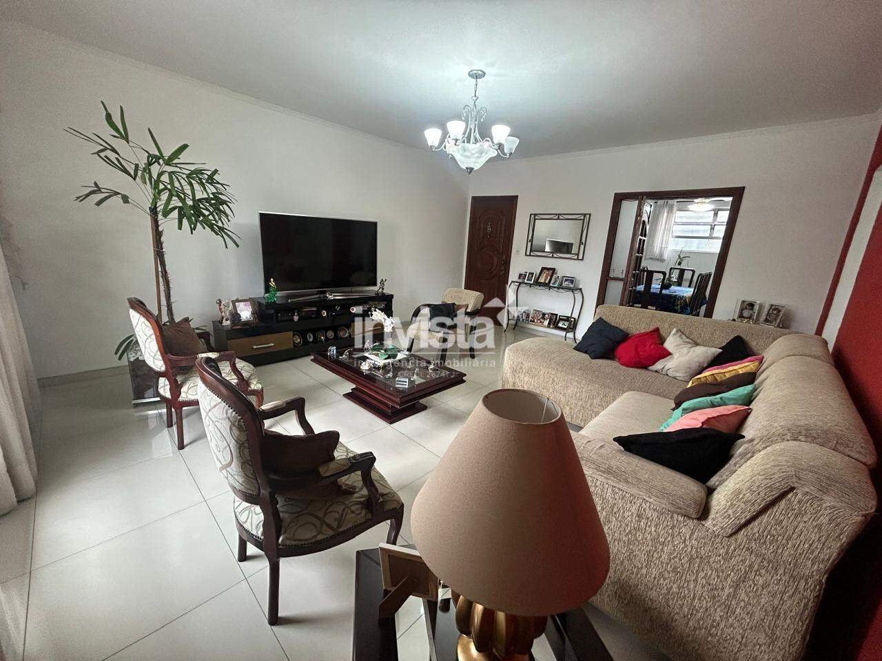 C&oacute;digo: 41114 R$ 585.000,00 Apartamento &agrave; venda no bairro Embar&eacute; 110 m&sup2; 3 quartos 2 vagas - Santos