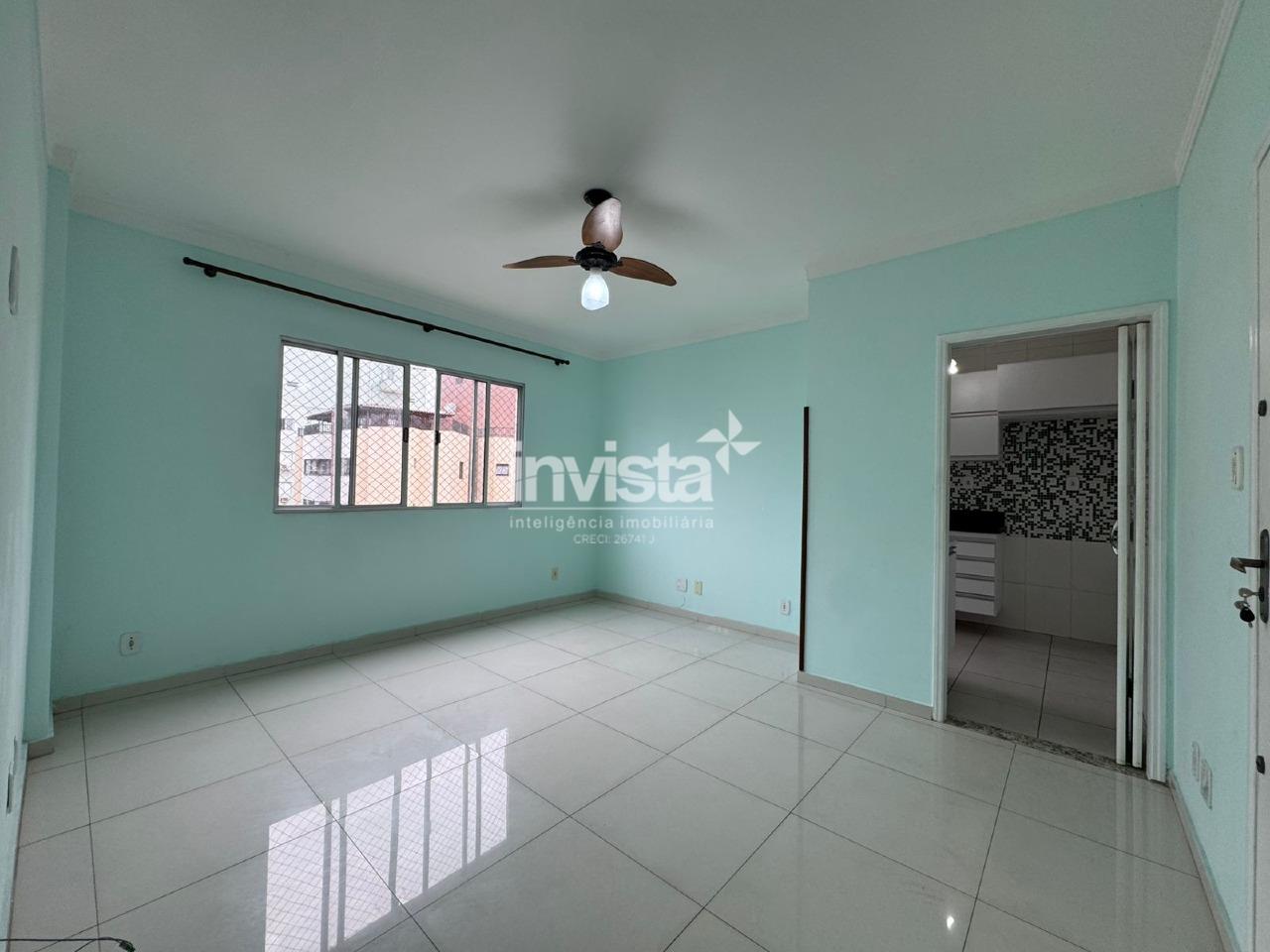 C&oacute;digo: 41117 R$ 4.300,00 Apartamento para alugar no bairro Encruzilhada 75 m&sup2; 2 quartos 1 vaga - Santos