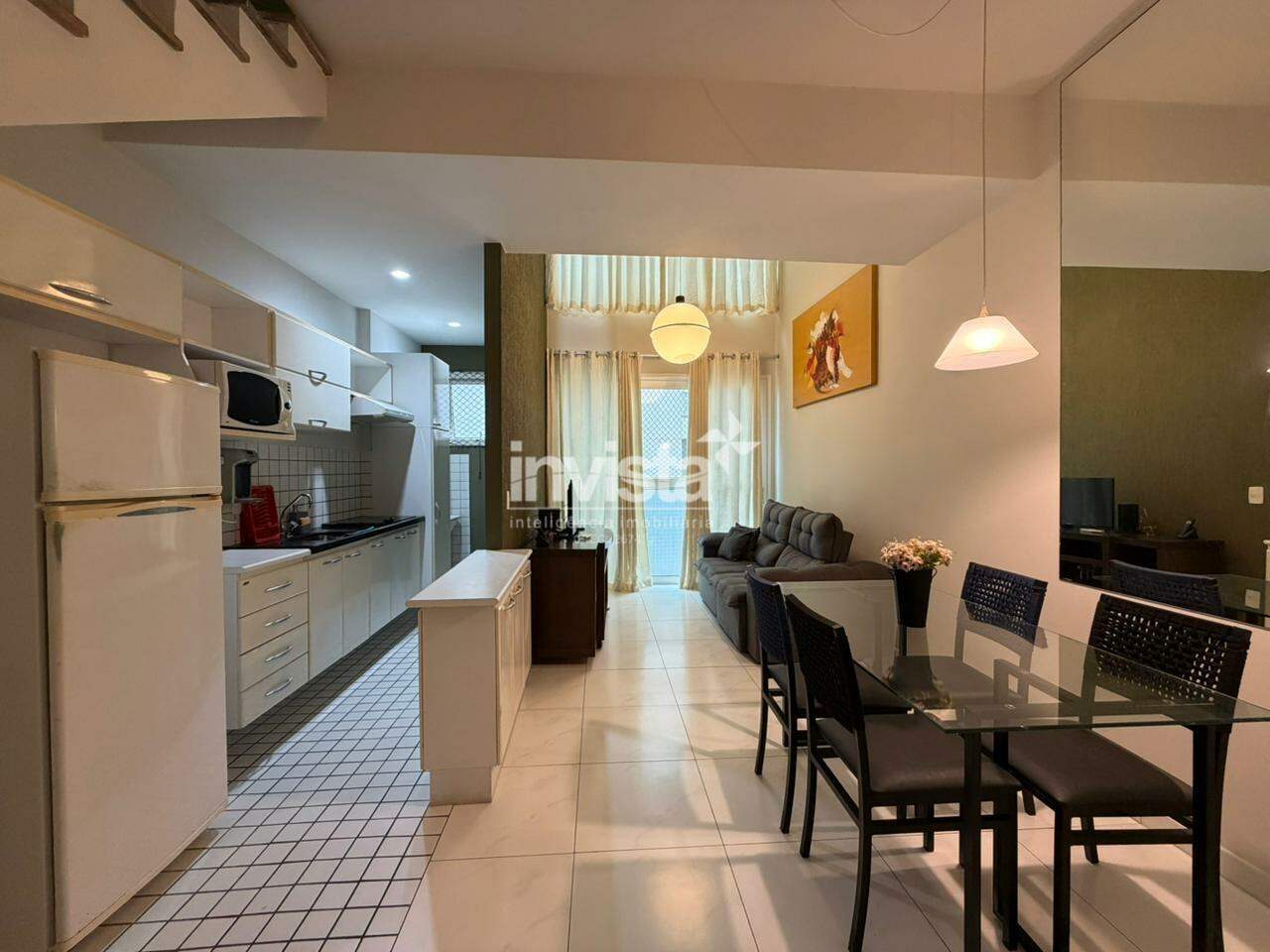 C&oacute;digo: 41118 R$ 5.500,00 Loft para alugar em Santos-SP no bairro Gonzaga, com 1 dormit&oacute;rio e 69m&sup2; 69 m&sup2; 1 quarto 1 vaga - Santos