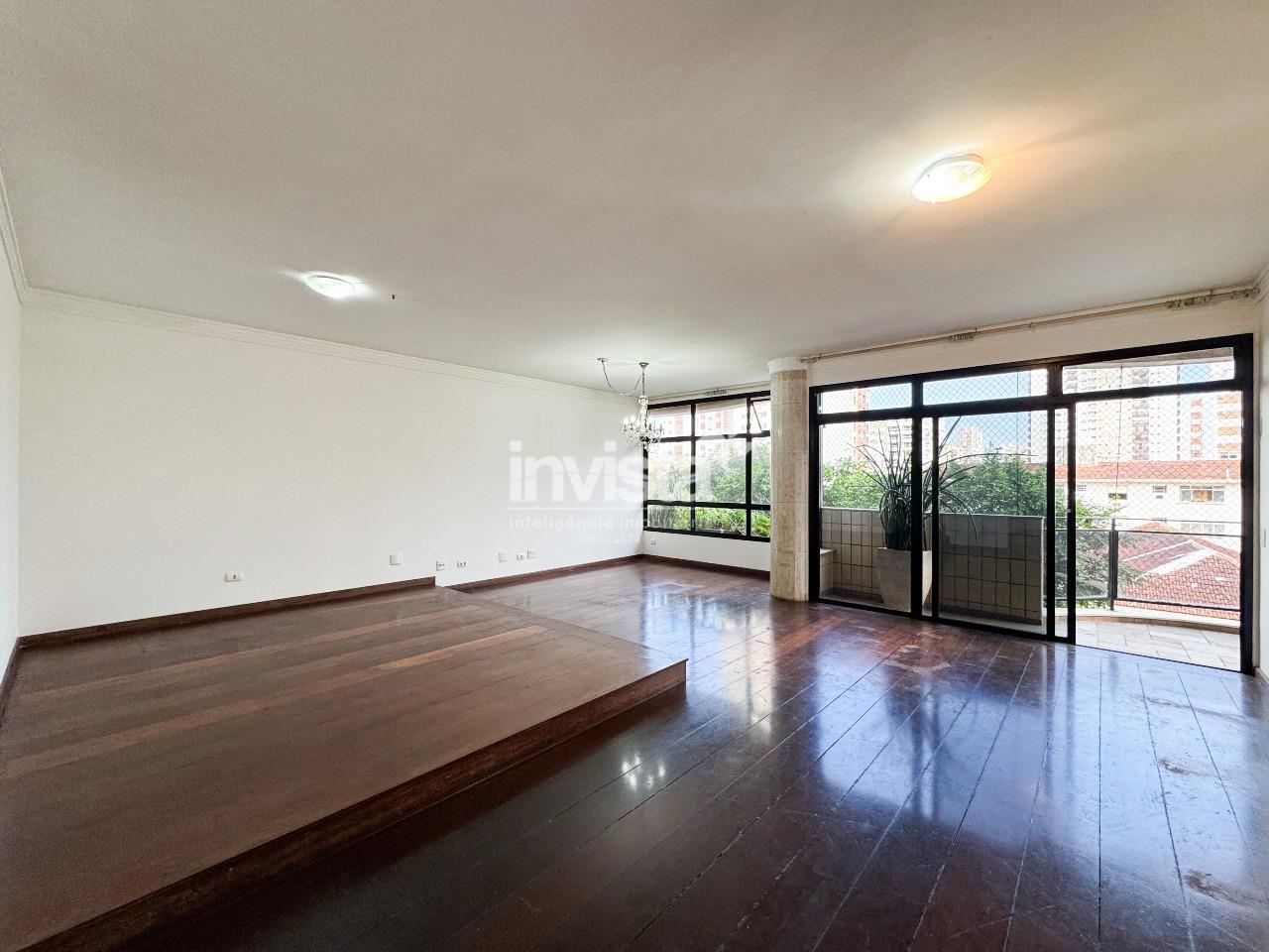 C&oacute;digo: 41138 R$ 1.300.000,00 Apartamento &agrave; venda no bairro Gonzaga 183 m&sup2; 3 quartos 2 vagas - Santos