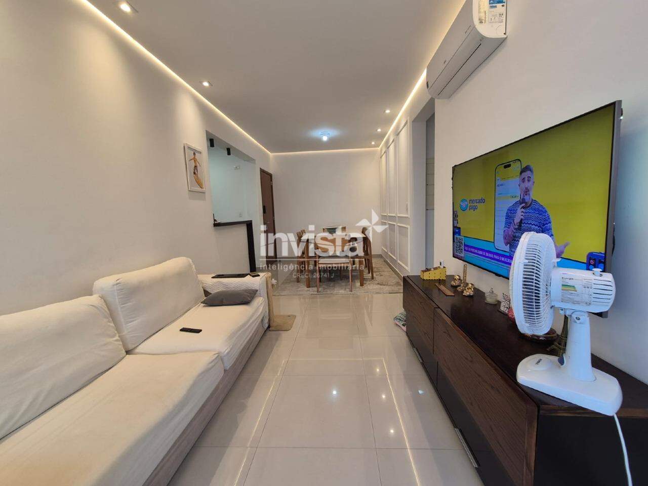 Apartamento para alugar em Santos-SP no bairro Pomp&eacute;ia, com 2 dormit&oacute;rios e 87m&sup2; - Santos