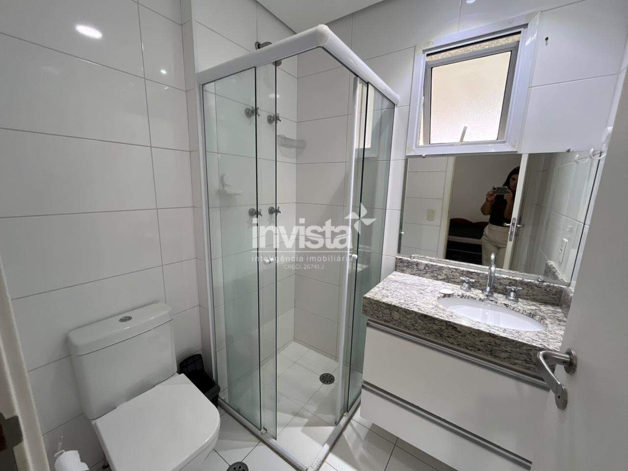 Apartamento para alugar em Santos-SP no bairro Ponta da Praia, com 1 dormit&oacute;rio e 55m&sup2; - Santos