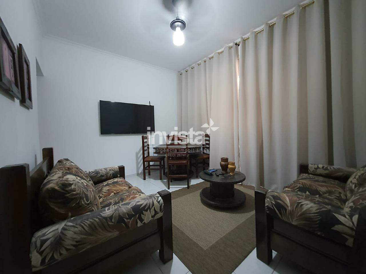 C&oacute;digo: 41142 R$ 4.500,00 Apartamento para alugar em Santos-SP no bairro Boqueir&atilde;o, com 3 dormit&oacute;rios e 91m&sup2; 91 m&sup2; 3 quartos 1 vaga - Santos