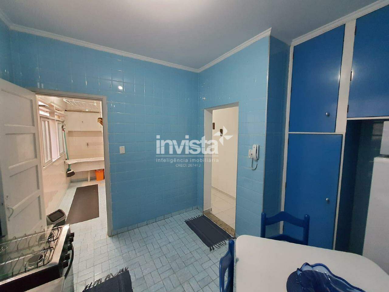 Apartamento para alugar em Santos-SP no bairro Boqueir&atilde;o, com 3 dormit&oacute;rios e 91m&sup2; - Santos