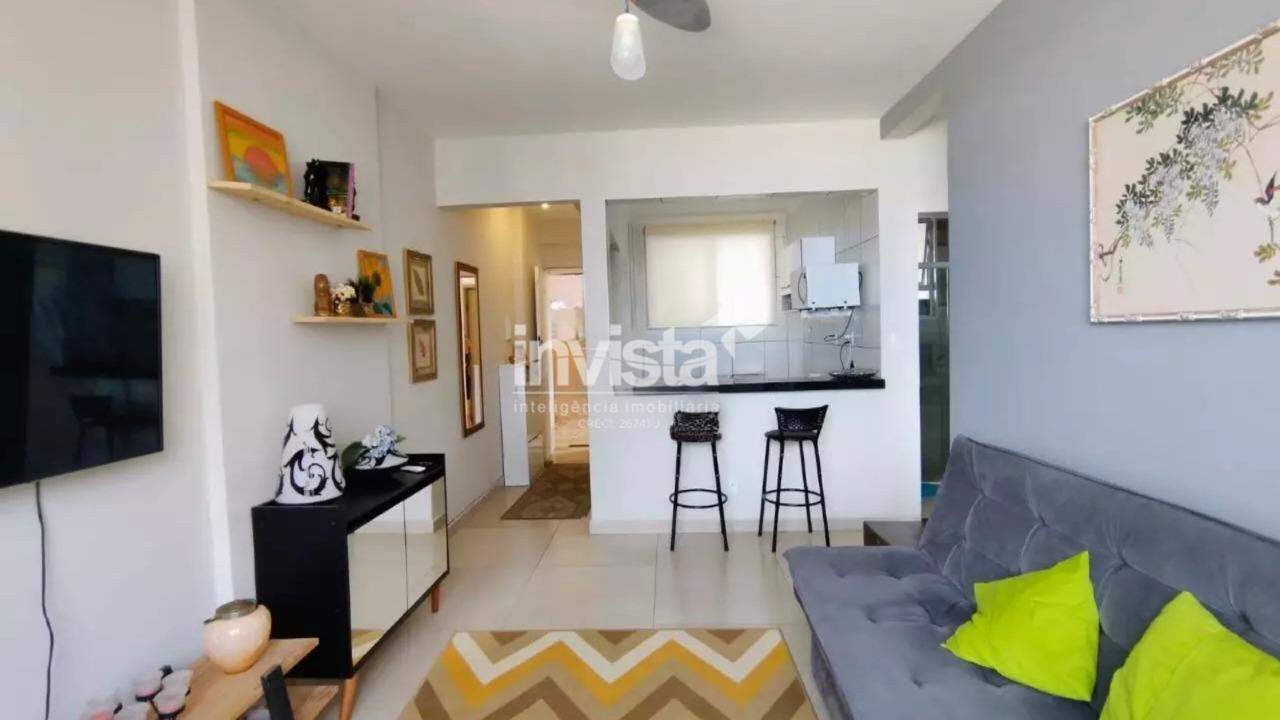 C&oacute;digo: 41147 R$ 2.700,00 Apartamento para alugar em Santos-SP no bairro Jos&eacute; Menino, com 1 dormit&oacute;rio e 55m&sup2; 55 m&sup2; 1 quarto 1 vaga - Santos