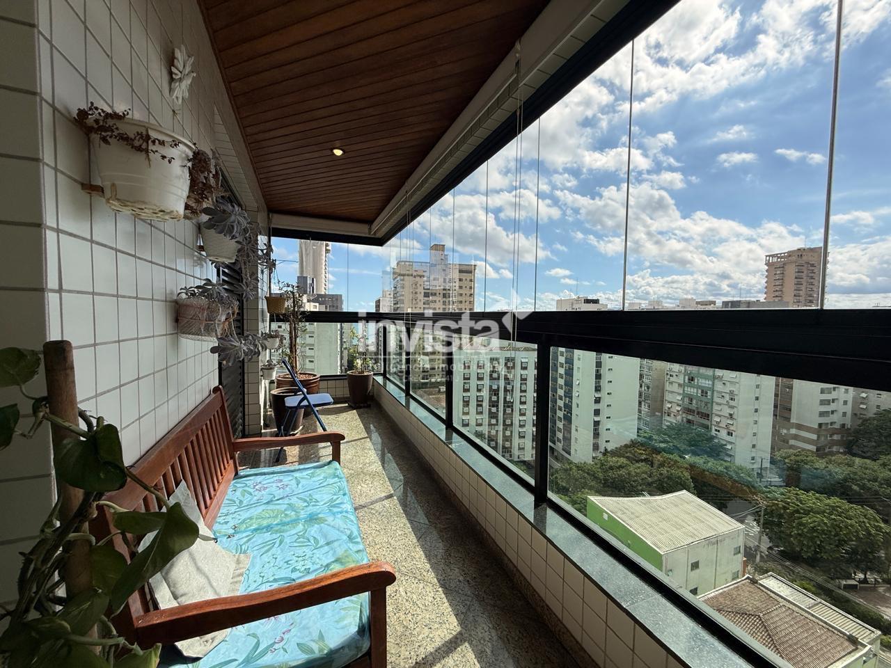 C&oacute;digo: 41152 R$ 1.550.000,00 Apartamento &agrave; venda no bairro Ponta da Praia 143 m&sup2; 3 quartos 2 vagas - Santos