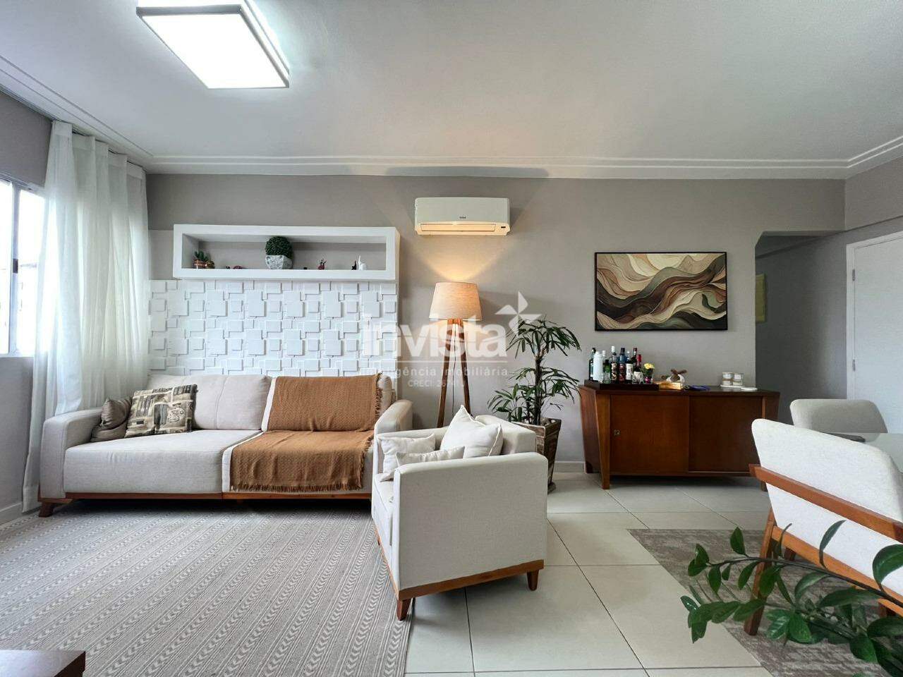 C&oacute;digo: 41161 R$ 599.000,00 Apartamento &agrave; venda no bairro Campo Grande 92 m&sup2; 2 quartos 1 vaga - Santos