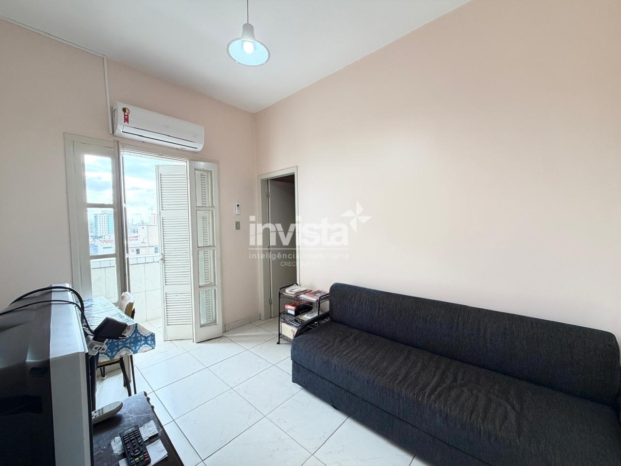 C&oacute;digo: 41170 R$ 325.000,00 Apartamento &agrave; venda no bairro Boqueir&atilde;o 40 m&sup2; 1 quarto 1 vaga - Santos