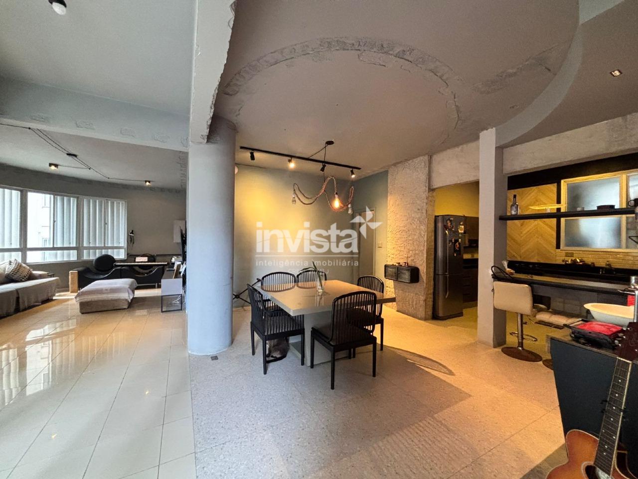 C&oacute;digo: 41184 R$ 1.250.000,00 Apartamento &agrave; venda no bairro Gonzaga 163 m&sup2; 3 quartos 2 vagas - Santos