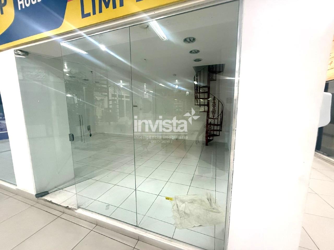 Loja para aluguel no bairro Embar&eacute; - Santos