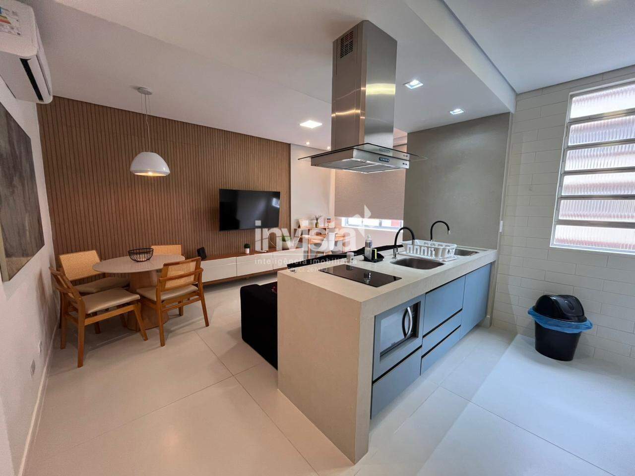 C&oacute;digo: 41195 R$ 5.200,00 Apartamento para alugar em Santos-SP no bairro Ponta da Praia, com 1 dormit&oacute;rio e 58m&sup2; 58 m&sup2; 1 quarto 1 vaga - Santos
