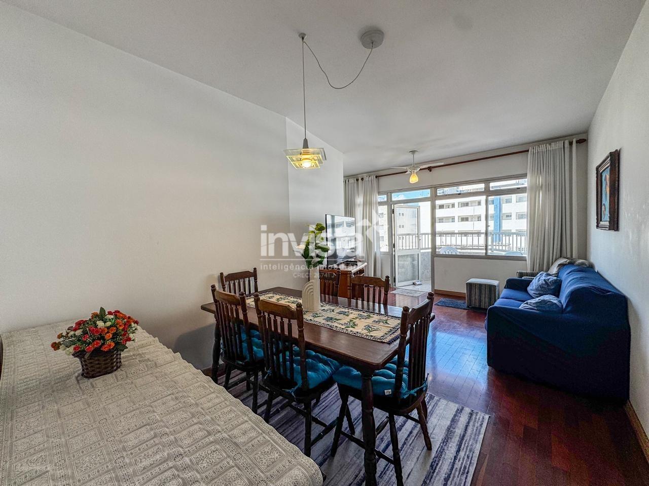 C&oacute;digo: 41196 R$ 800.000,00 Apartamento &agrave; venda no bairro Gonzaga 80 m&sup2; 2 quartos 1 vaga - Santos