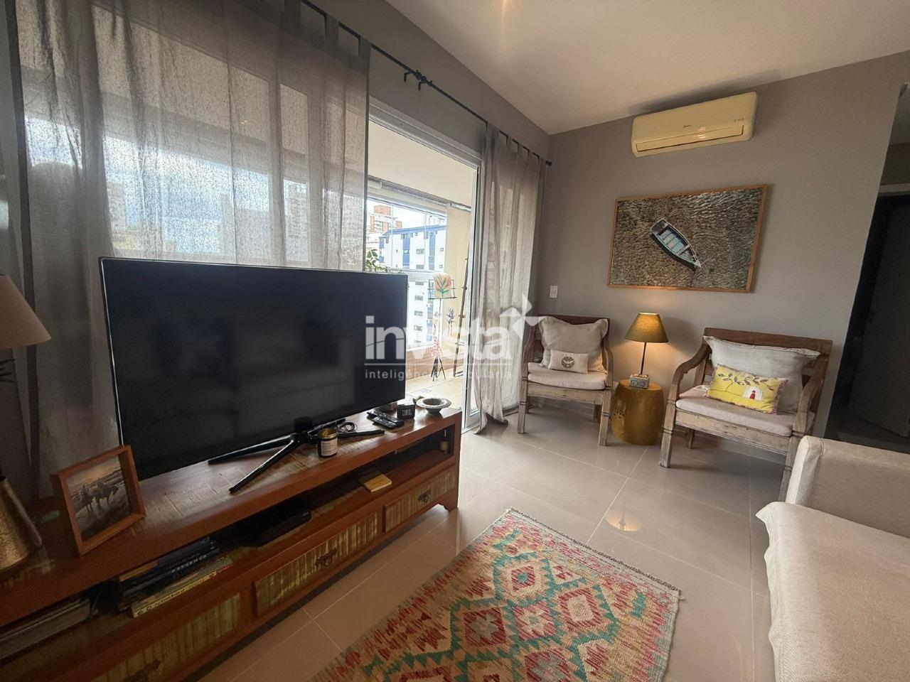 C&oacute;digo: 41216 R$ 5.000,00 Apartamento para alugar no bairro Gonzaga 62 m&sup2; 1 quarto 1 vaga - Santos