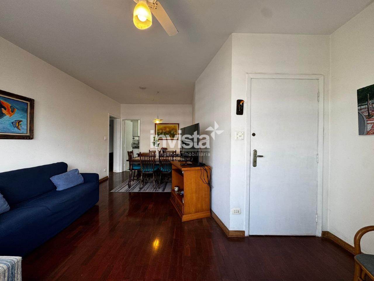 Apartamento 2 Dormit&oacute;rios Mobiliado em Gonzaga, Santos &ndash; 80 m&sup2; para Aluguel - Santos