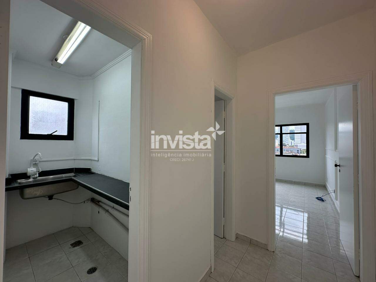 Sala Comercial para alugar em Santos-SP no bairro Vila Mathias, com 0 dormit&oacute;rio e 120m&sup2; - Santos