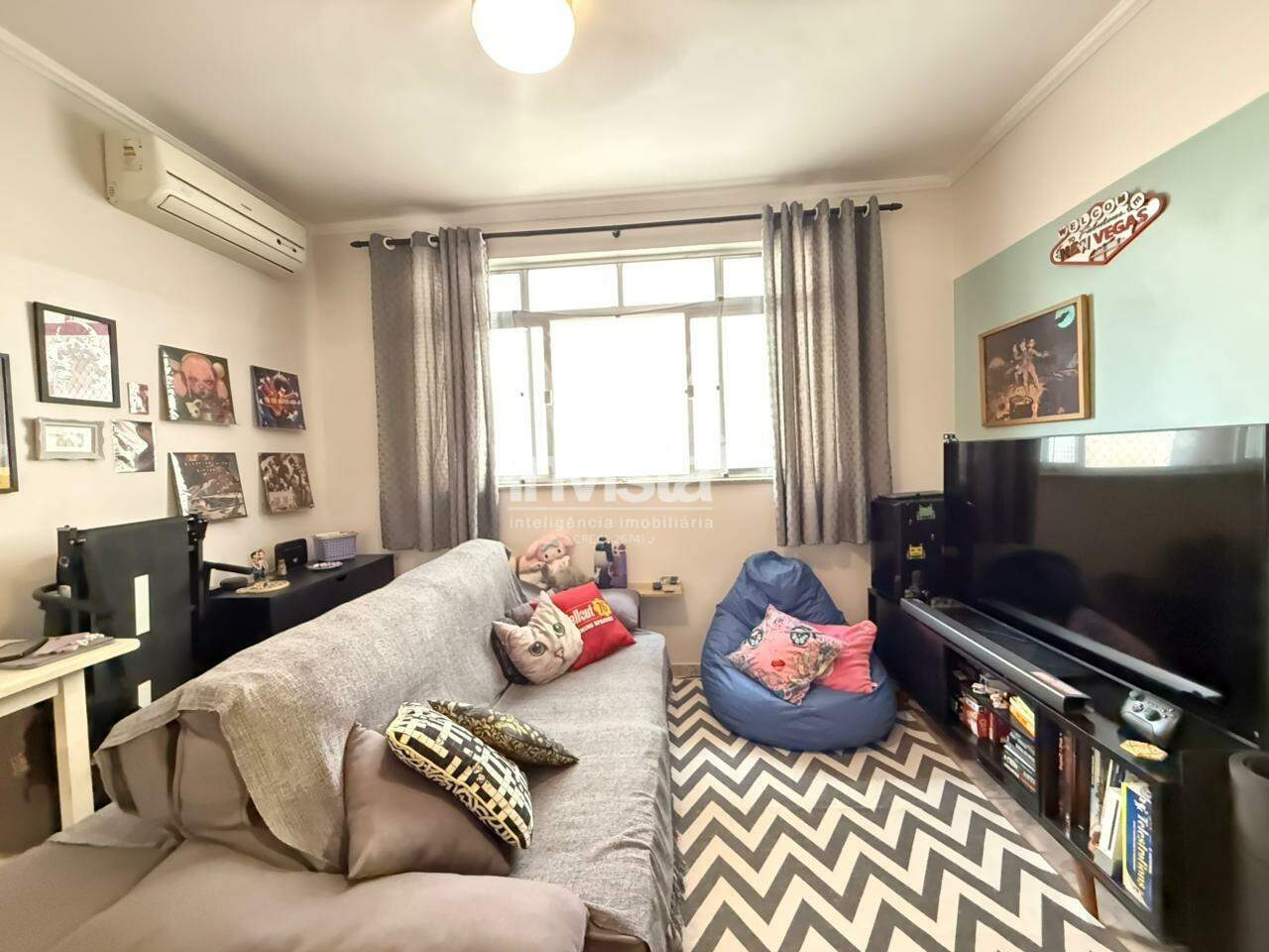 C&oacute;digo: 41229 R$ 365.000,00 Apartamento &agrave; venda no bairro Pomp&eacute;ia 51 m&sup2; 1 quarto 1 vaga - Santos