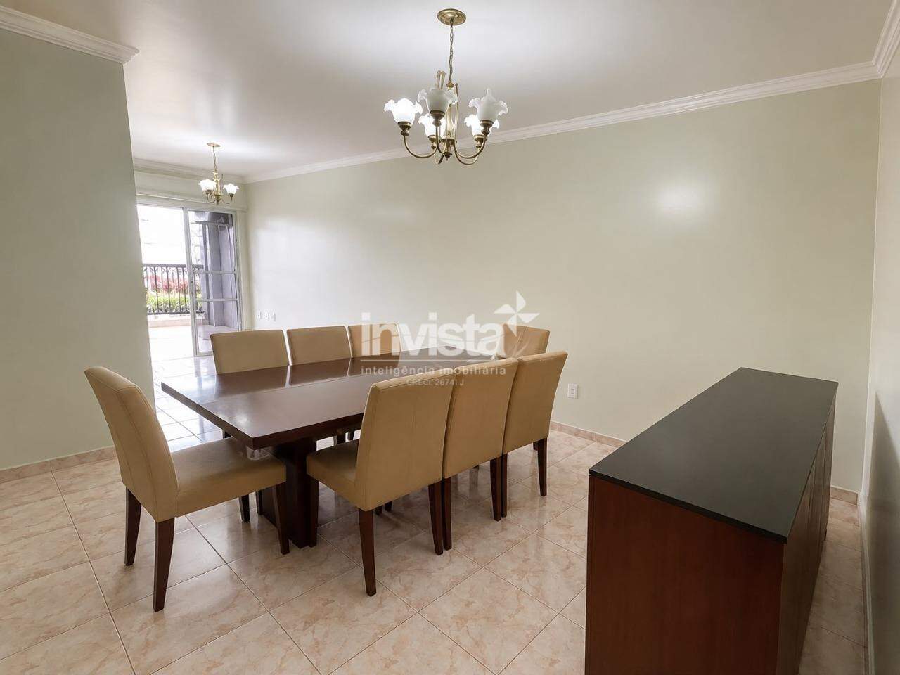 C&oacute;digo: 41242 R$ 3.250,00 Apartamento para alugar em Santos-SP no bairro Campo Grande, com 3 dormit&oacute;rios e 112m&sup2; 112 m&sup2; 3 quartos 1 vaga - Santos