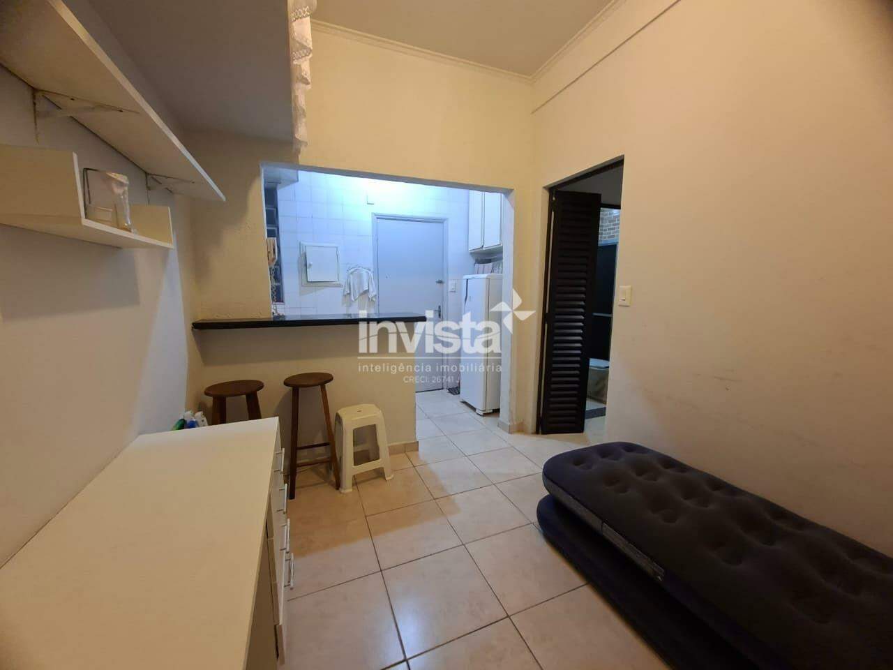 C&oacute;digo: 41252 R$ 290.000,00 Apartamento &agrave; venda no bairro Embar&eacute; 32 m&sup2; 1 quarto 1 vaga - Santos