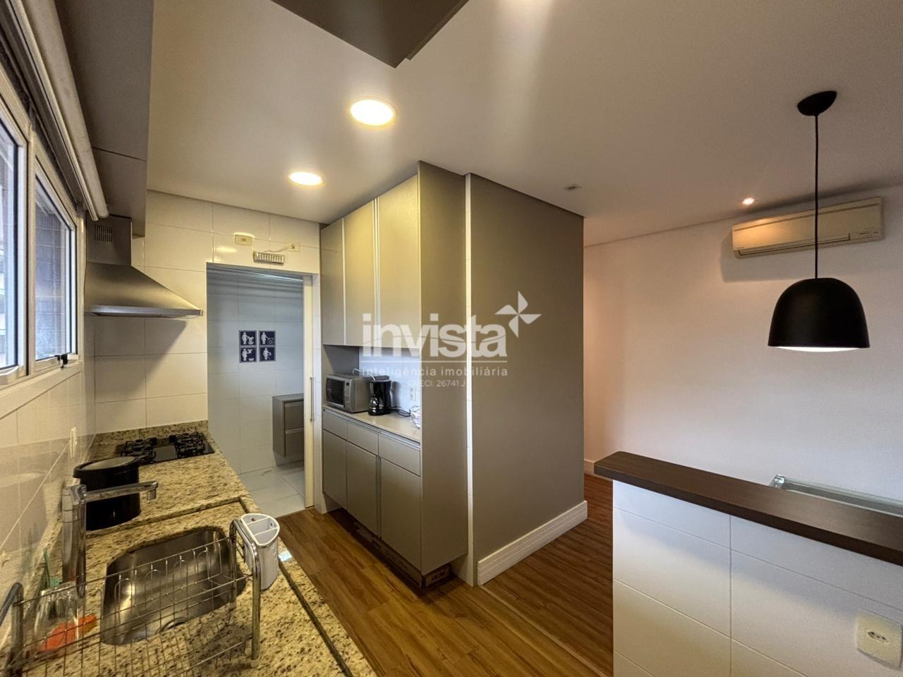 Apartamento para aluguel no bairro Gonzaga - Santos