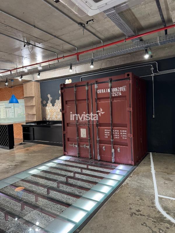 Sala Comercial para Aluguel | 161 m&sup2; no Gonzaga, Santos - Santos