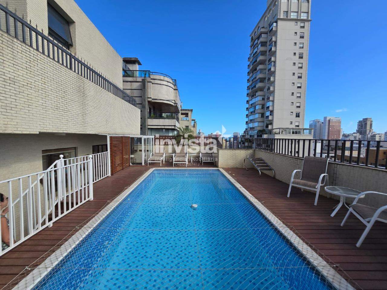 C&oacute;digo: 41295 R$ 4.500.000,00 Cobertura &agrave; venda em Santos-SP no bairro Boqueir&atilde;o, com 4 dormit&oacute;rios e 418m&sup2; 418 m&sup2; 4 quartos 4 vagas - Santos