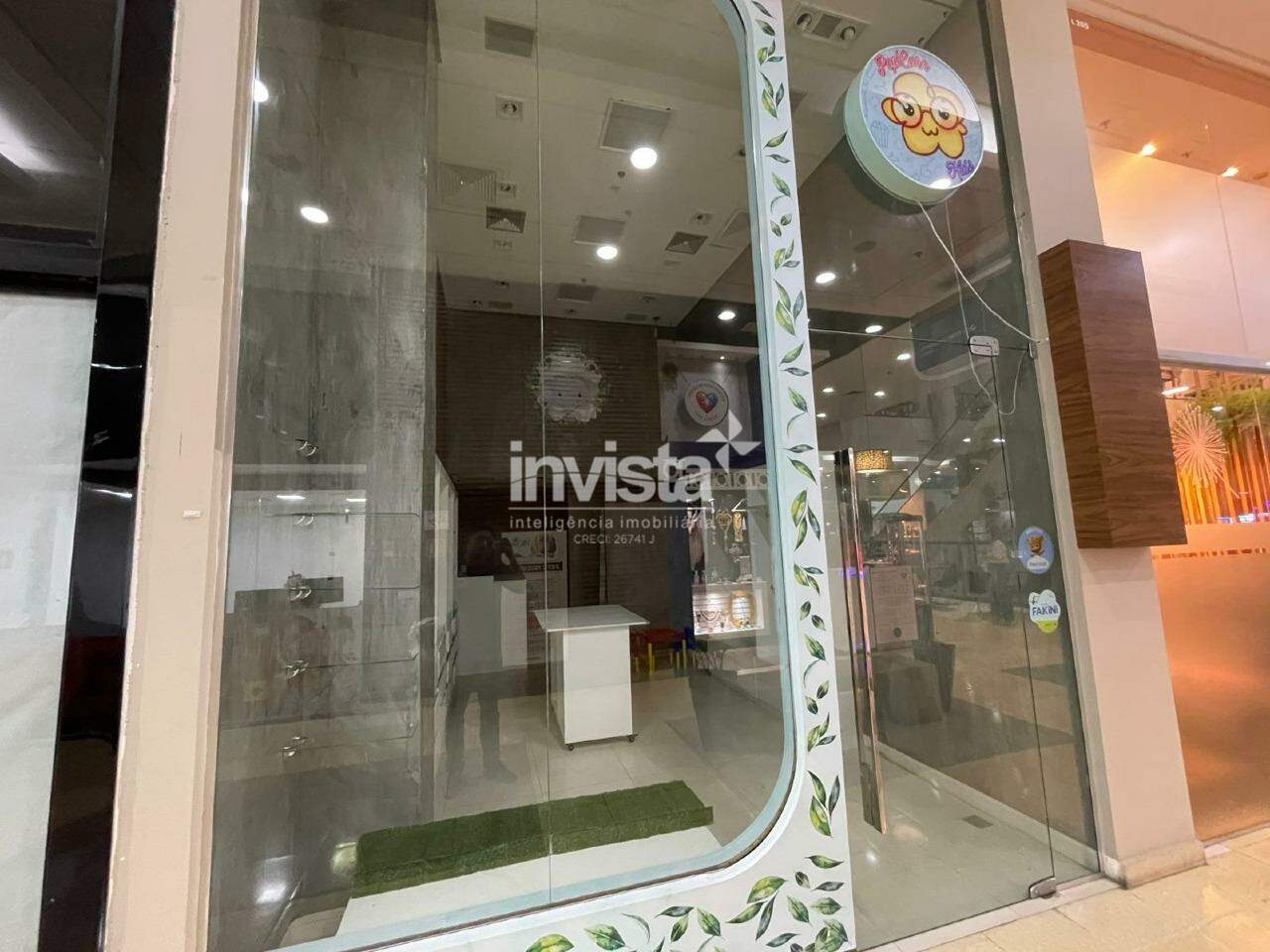 C&oacute;digo: 41304 R$ 2.500,00 Loja para alugar no bairro Gonzaga 40 m&sup2; 0 quartos 0 vagas - Santos