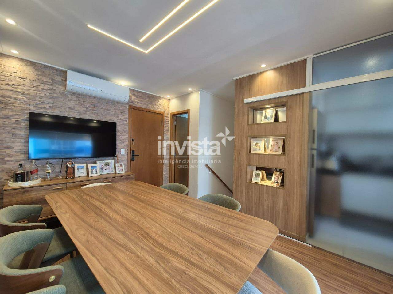 C&oacute;digo: 41306 R$ 1.350.000,00 Apartamento &agrave; venda no bairro Pomp&eacute;ia 94 m&sup2; 3 quartos 1 vaga - Santos