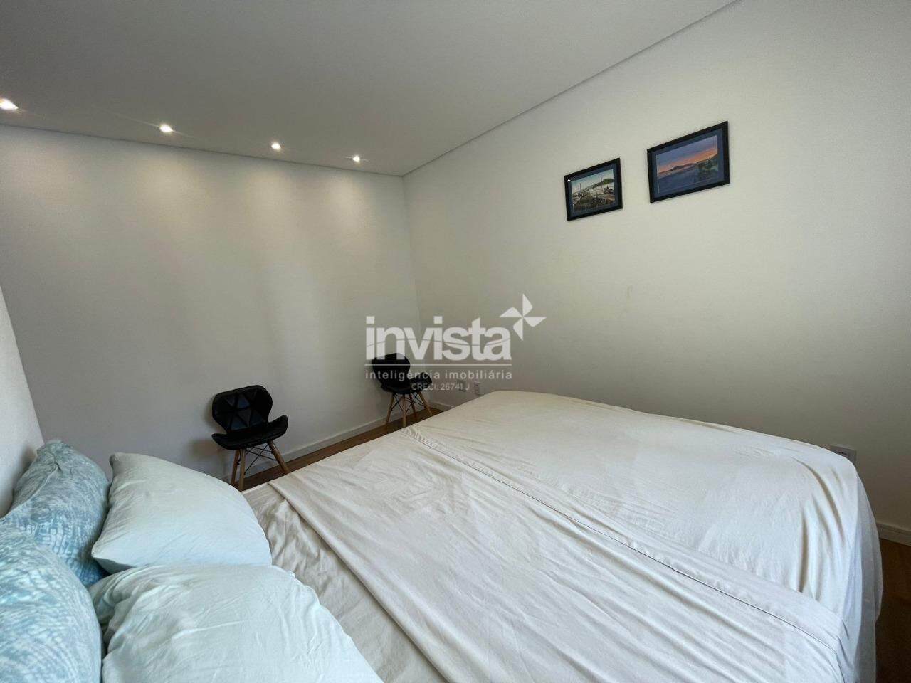 APARTAMENTO MOBILIADO NA QUADRA DA PRAIA NO BAIRRO DO JOS&Eacute; MENINO - Santos