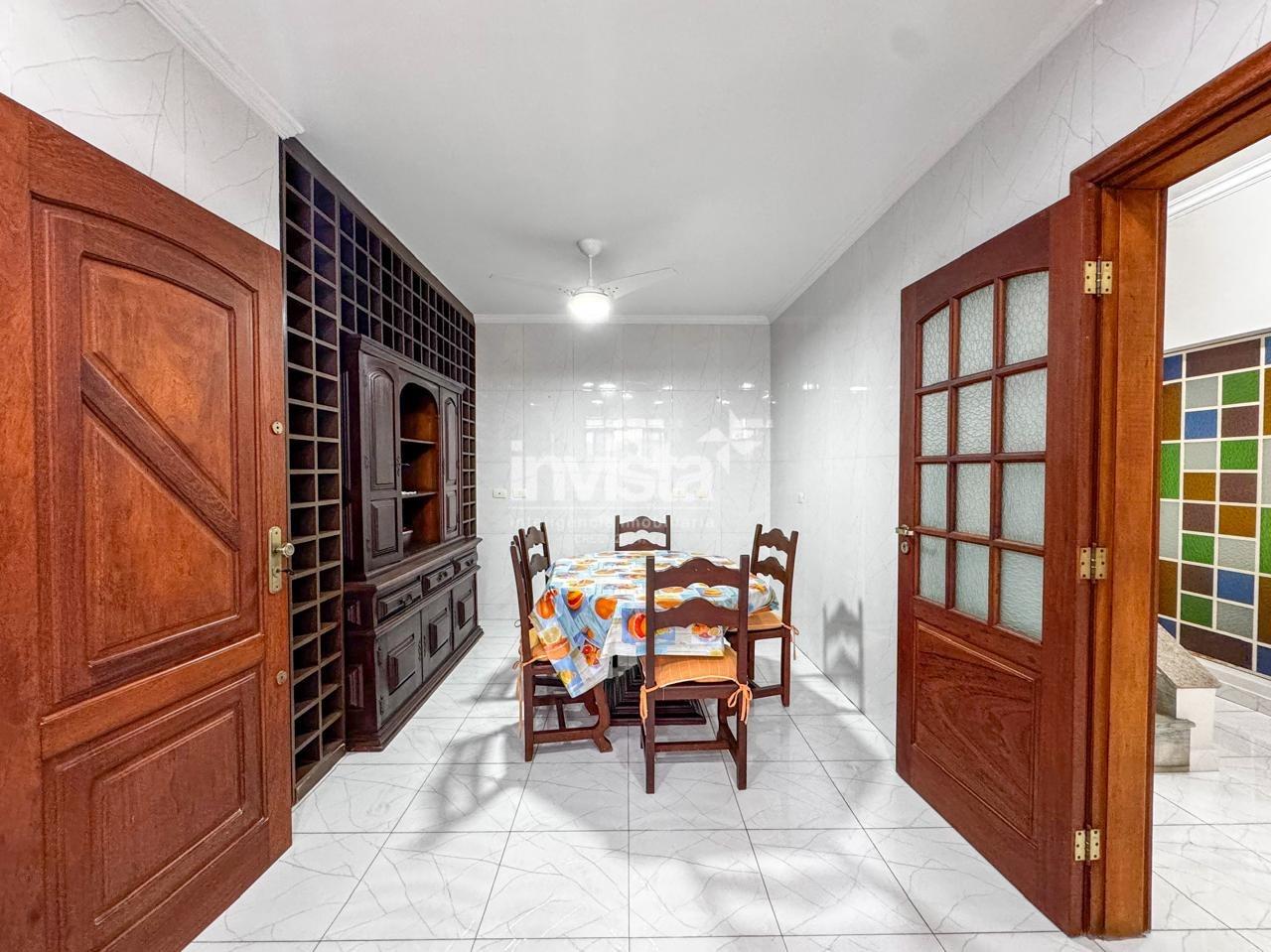 Casa &agrave; venda no bairro Gonzaga - Santos