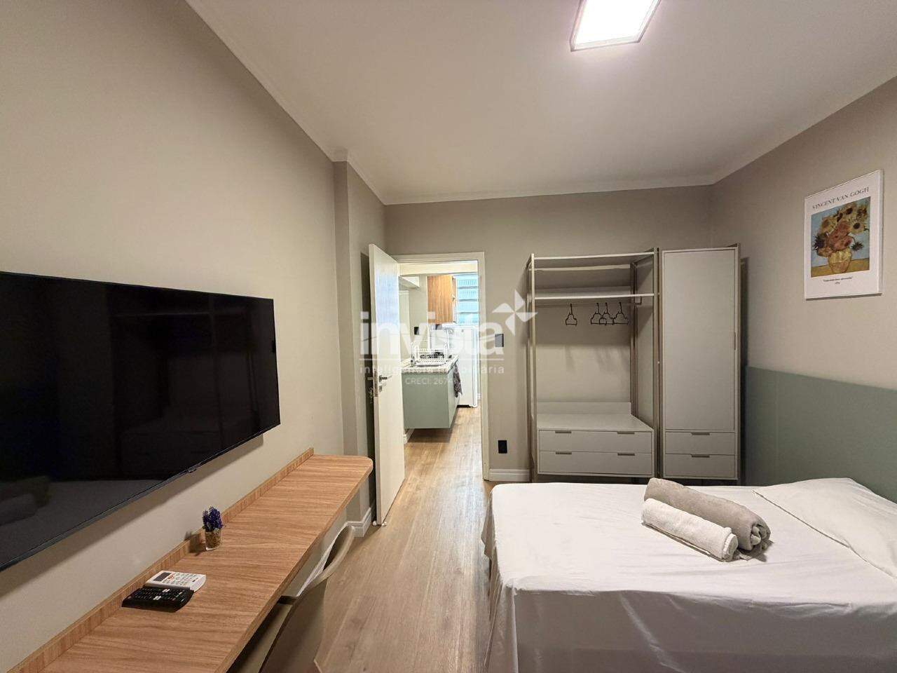 Apartamento para alugar em Santos-SP no bairro Jos&eacute; Menino, com 2 dormit&oacute;rios e 60m&sup2; - Santos