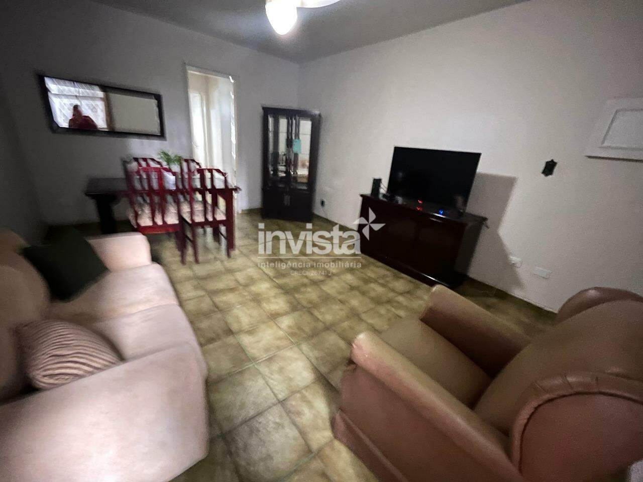 C&oacute;digo: 41324 R$ 3.800,00 Apartamento para alugar em Santos-SP no bairro Boqueir&atilde;o, com 1 dormit&oacute;rio e 100m&sup2; 100 m&sup2; 1 quarto 0 vagas - Santos