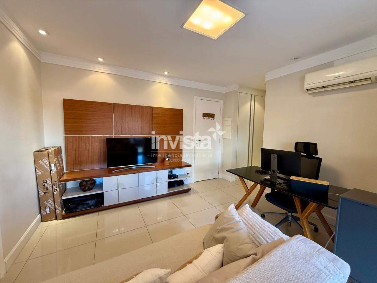 C&oacute;digo: 41331 R$ 570.000,00 Apartamento &agrave; venda no bairro Gonzaga 52 m&sup2; 1 quarto 1 vaga - Santos
