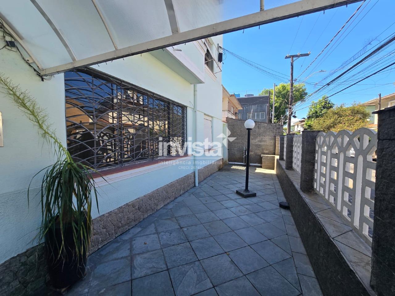 C&oacute;digo: 41349 R$ 5.100,00 Apartamento para alugar no bairro Encruzilhada 120 m&sup2; 3 quartos 0 vagas - Santos