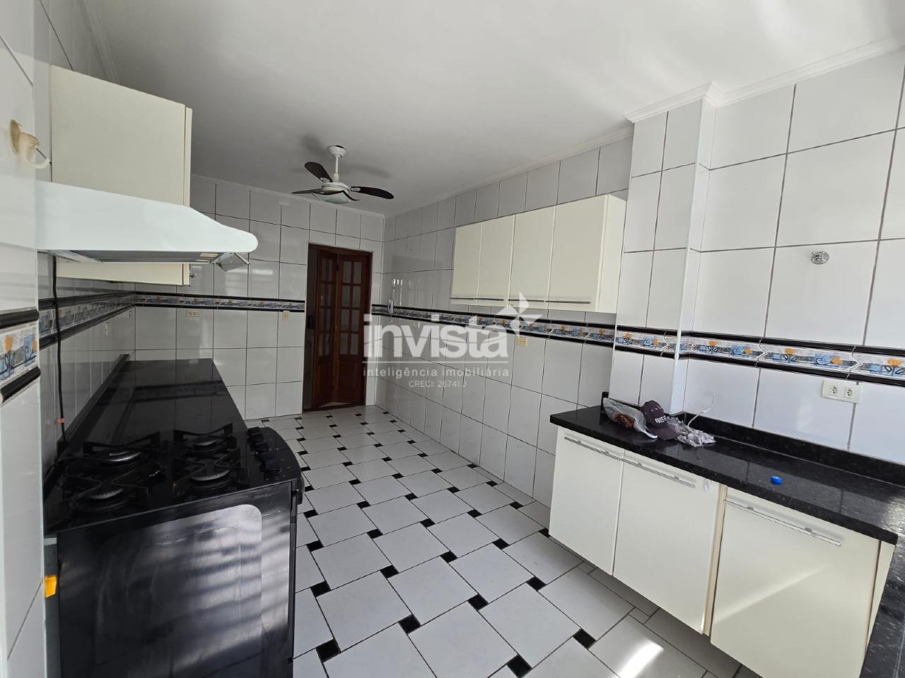 Apartamento para aluguel no bairro Encruzilhada - Santos